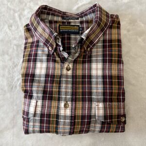 Panhandle Slim Mens XL Plaid Button Down Shirt‎ Long Sleeve Western Wear